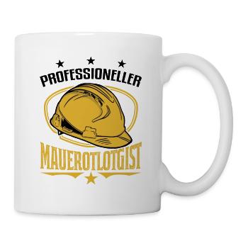 Professional Wallologist Master Mason Maurer - Mug - white - Right