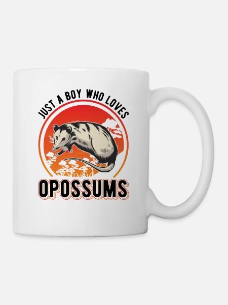 Opossum Junge Possum Beutelratte - Tasse - Weiß