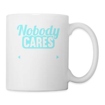 Personne ne se soucie de votre maillot de football - Mug blanc - blanc - Droite