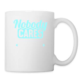 Personne ne se soucie de votre maillot de football - Mug blanc - blanc - Droite