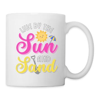 Vivre sous l’aurongo avec un sanna - Mug blanc - blanc - Droite
