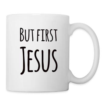But First Jesus - Mug - white - Right