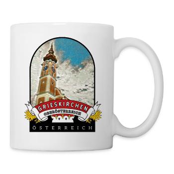 Oberösterreich Grieskirchen Österreich Souvenir - Tasse - Weiß - Rechts