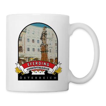 Oberösterreich Eferding Österreich Souvenir - Tasse - Weiß - Rechts