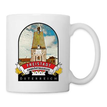 Oberösterreich Freistadt Österreich Souvenir - Tasse - Weiß - Rechts
