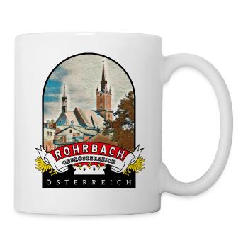 Oberösterreich Rohrbach Österreich Souvenir - Tasse - Weiß - Rechts