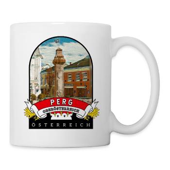 Oberösterreich Perg Österreich Souvenir - Tasse - Weiß - Rechts