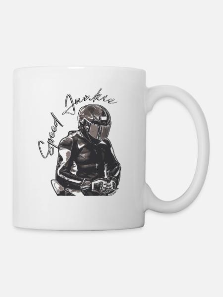 Speed Junkie - Tasse - Weiß