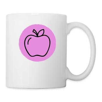 Apfel - Tasse - Weiß - Rechts