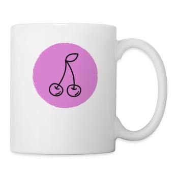 Cerise - Mug blanc - blanc - Droite
