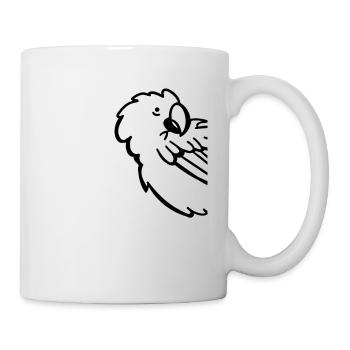 Perroquet Oiseau Perroquet Perruche Oiseau - Mug blanc - blanc - Droite