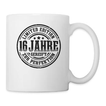 16. Geburtstag Limited Edition Lustig 16 Jahre - Tasse - Weiß - Rechts