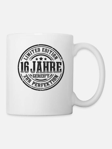 16. Geburtstag Limited Edition Lustig 16 Jahre - Tasse - Weiß