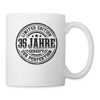 35. Geburtstag Limited Edition Lustig 35 Jahre - Tasse - Weiß - Rechts