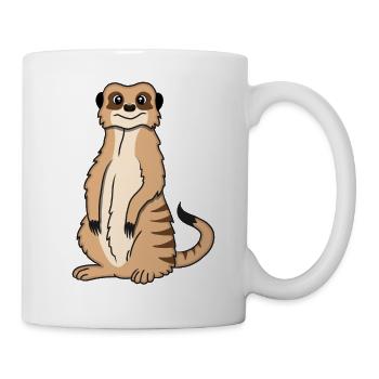 Meerkat Lover Gift Funny Animals - Mug - white - Right