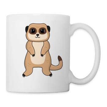 Meerkat Lover Gift Funny Animals - Mug - white - Right