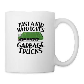 Garbage Garbage Truck Garbage Man Saying Truck Profession Garbage Truck - Mug - white - Right