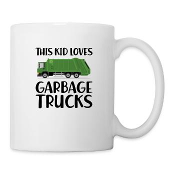 Garbage Garbage Truck Garbage Man Saying Truck Profession Garbage Truck - Mug - white - Right