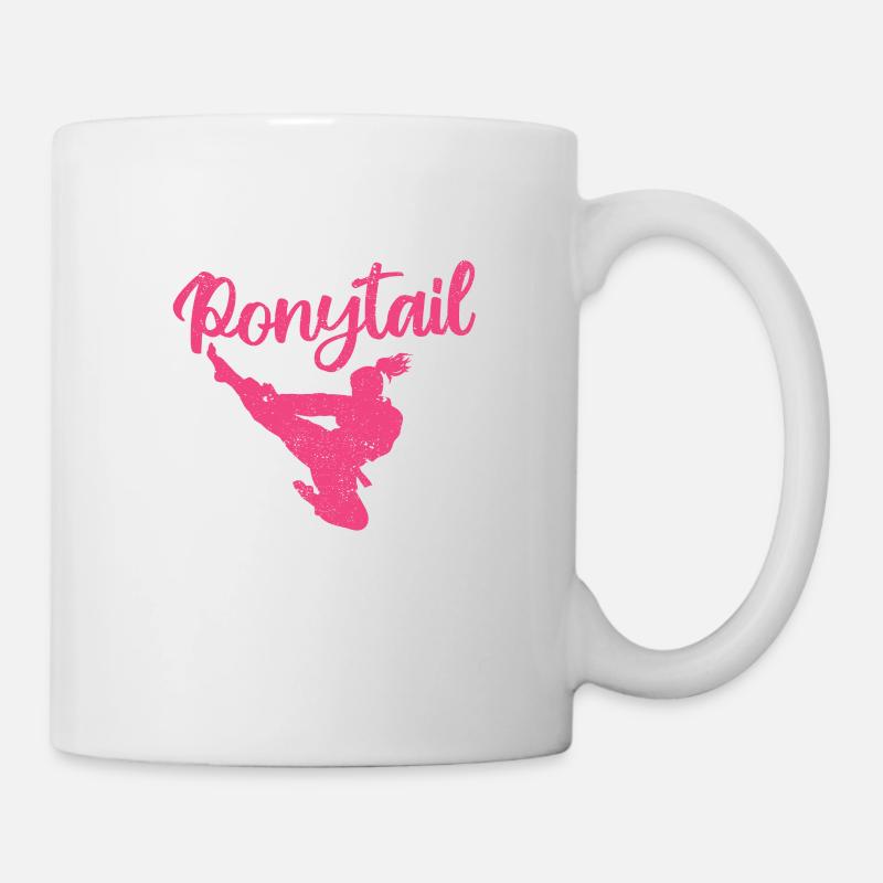 Don't be fooled by the ponytail Funny - Mug - white
