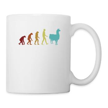 Alpaga Evolution Lama Huacaya Pako Éleveurs - Mug blanc - blanc - Droite