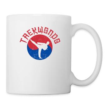 Tae Kwon Do Eum Yang Funny Taekwondo Korean - Mug - white - Right