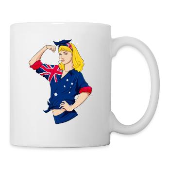 Fille australienne incassable I Heritage Australia - Mug blanc - blanc - Droite