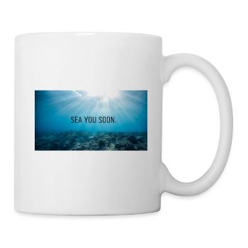 Meer - und Strandliebe - Tasse - Weiß - Rechts