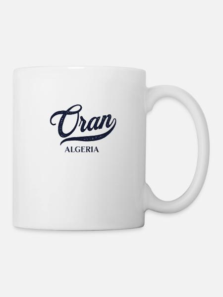 Retro Algérie City - Vintage Oran - Mug blanc - blanc