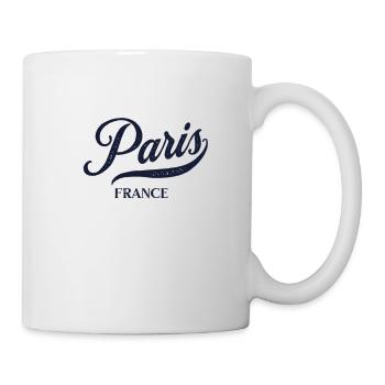 Retro France City - Vintage Paris - Mug blanc - blanc - Droite