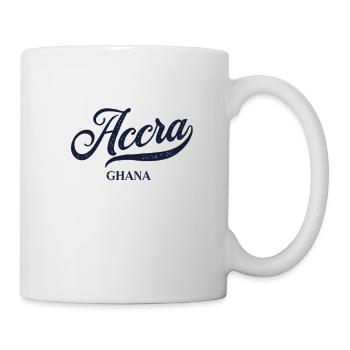 Retro Ghana City - Vintage Accra - Mug - white - Right