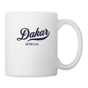 Retro Senegal City - Vintage Dakar - Mug - white - Right