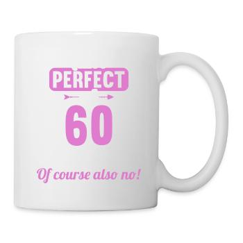 Suis-je parfait à 60 ans 60e anniversaire - Mug blanc - blanc - Droite