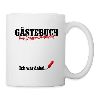 Gästebuch Junggesellinnenabschied - Tasse - Weiß - Rechts