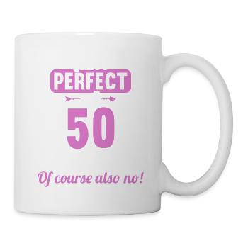 Suis-je parfait à 50 ans 50 ans - Mug blanc - blanc - Droite