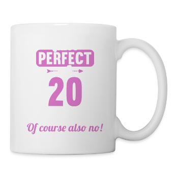 Suis-je parfait à 20 ans 20 ans - Mug blanc - blanc - Droite