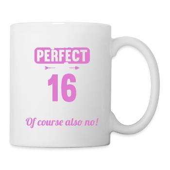 Am I perfect at 16 years 16th birthday - Mug - white - Right