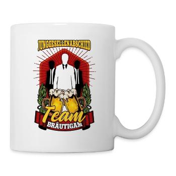 Junggesellenabschied Team Bräutigam - Tasse - Weiß - Rechts