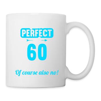 Suis-je parfait à 60 ans 60e anniversaire - Mug blanc - blanc - Droite