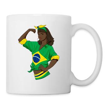 Brazilian Girl Unbreakable I Brazilian Heritage - Mug - white - Right