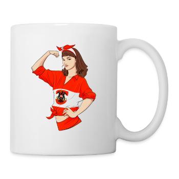 Austrian Girl Unbreakable I Austrian Heritage I - Tasse - Weiß - Rechts