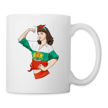 Fille bulgare Incassable Héritage bulgare - Mug blanc - blanc - Droite