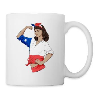 Chile Girl Unbreakable I Chile Heritage I Chile - Tasse - Weiß - Rechts