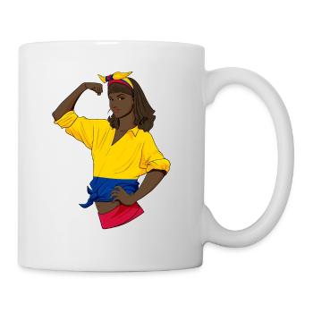 Colombian Girl Unbreakable Colombian Heritage - Mug - white - Right