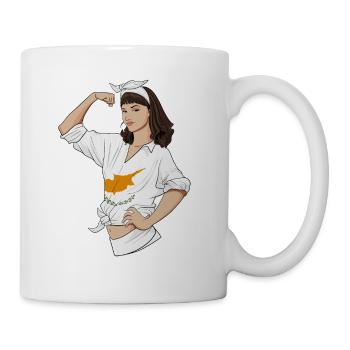Cyprus Girl Unbreakable I Cyprus Heritage I - Tasse - Weiß - Rechts