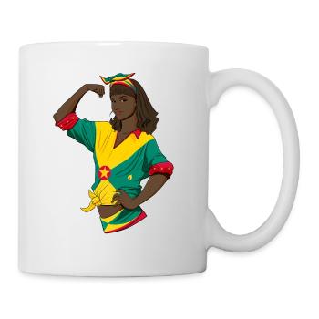 Grenada Girl Unbreakable I Grenada Heritage I - Mug - white - Right