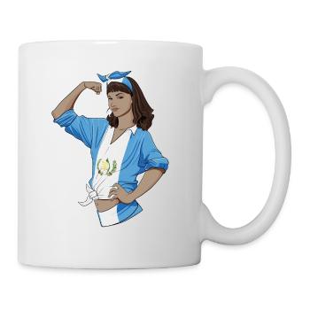 Fille guatémaltèque Incassable I Patrimoine Guatemala - Mug blanc - blanc - Droite