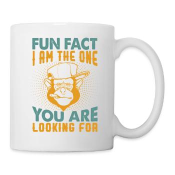 Fait amusant: Je suis celui que vous recherchez - Blagues - Mug blanc - blanc - Droite