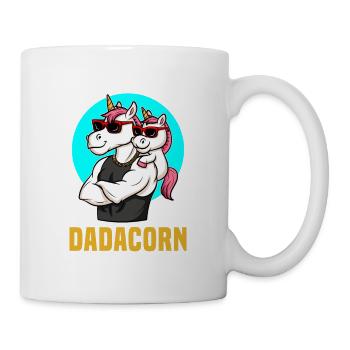 Licorne Dadacorn Père Fils Bébé Garçon - Mug blanc - blanc - Droite