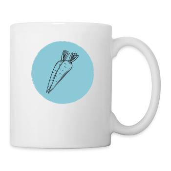 Karotte - Tasse - Weiß - Rechts
