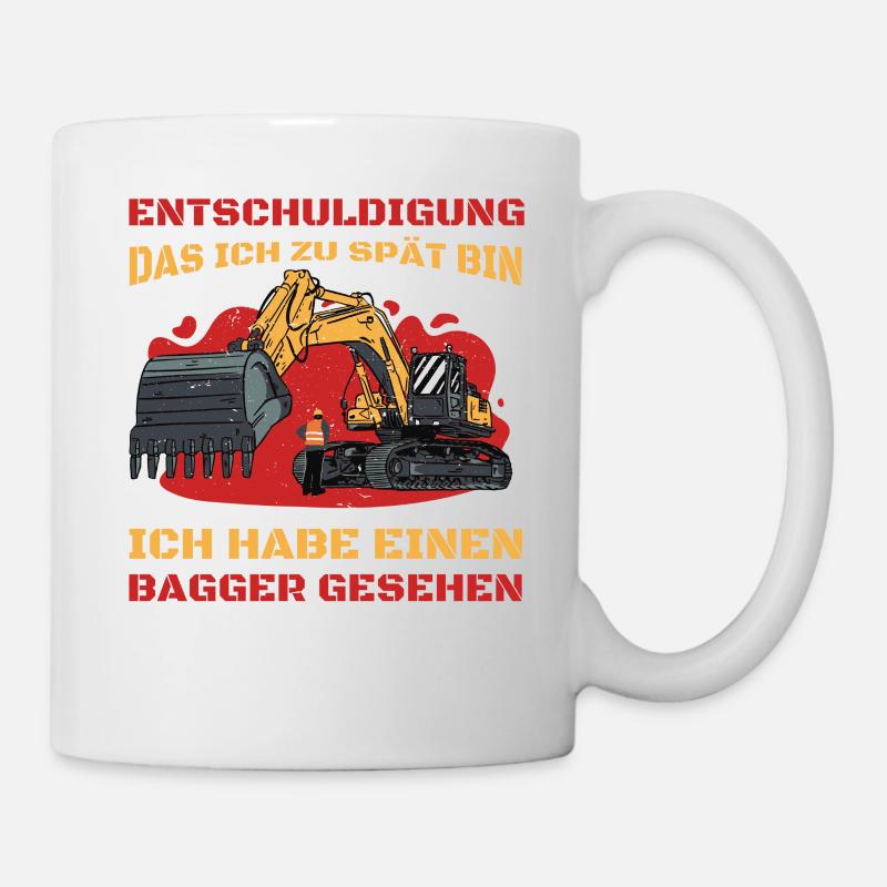 Entschuldigung DasIch ZuSpät Bin Habe Einen - Tasse - Weiß